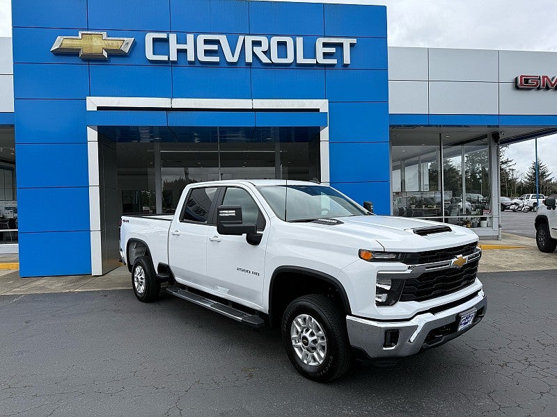 2025 Chevrolet Silverado 2500 HD LT in Summit White — front three-quarter view