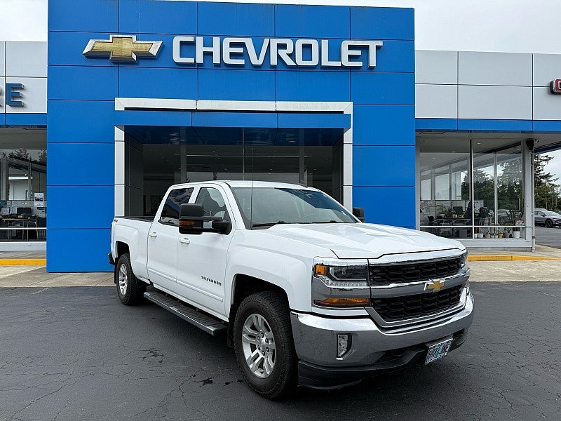 2016 Chevrolet Silverado 1500 LT in Summit White — front three-quarter view