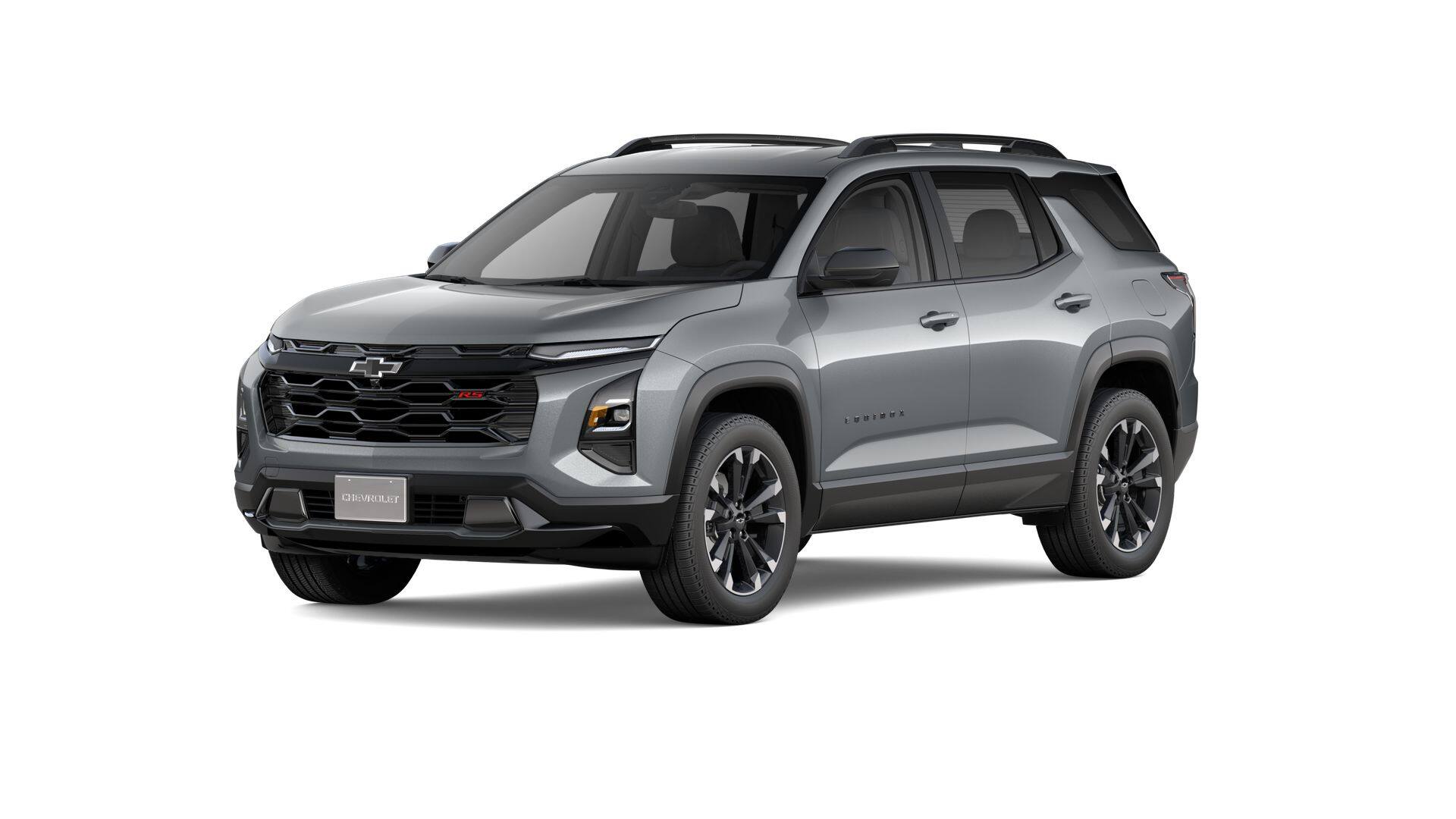2026 Chevrolet Equinox RS in Sterling Gray Metallic — front three-quarter view