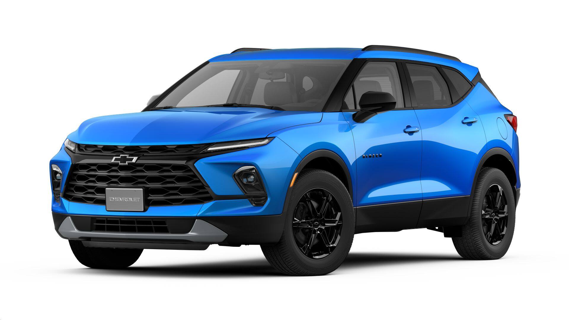 2026 Chevrolet Blazer 2LT in Riptide Blue Metallic — front three-quarter view